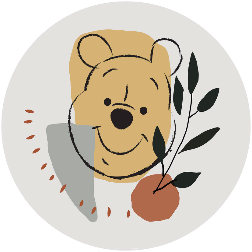 Selvklæbende tapet - Winnie Pooh Smile - 125 x 125 cm
