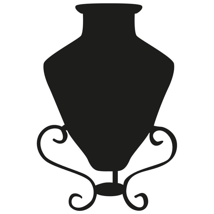 Wallsticker Vase 10