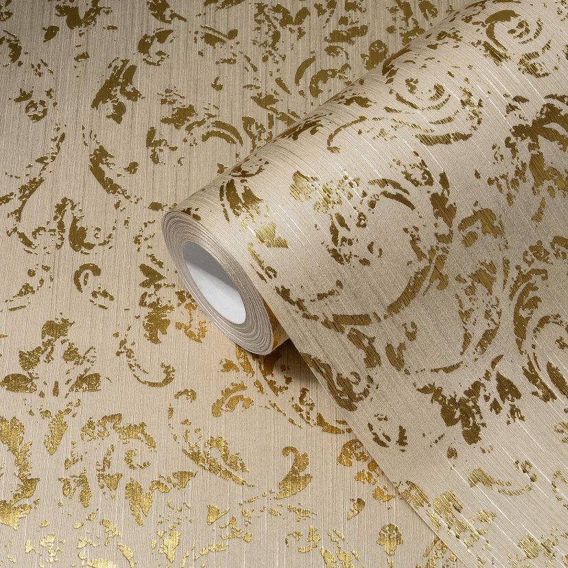Architects Paper Textiltapete Metallic Silk beige,