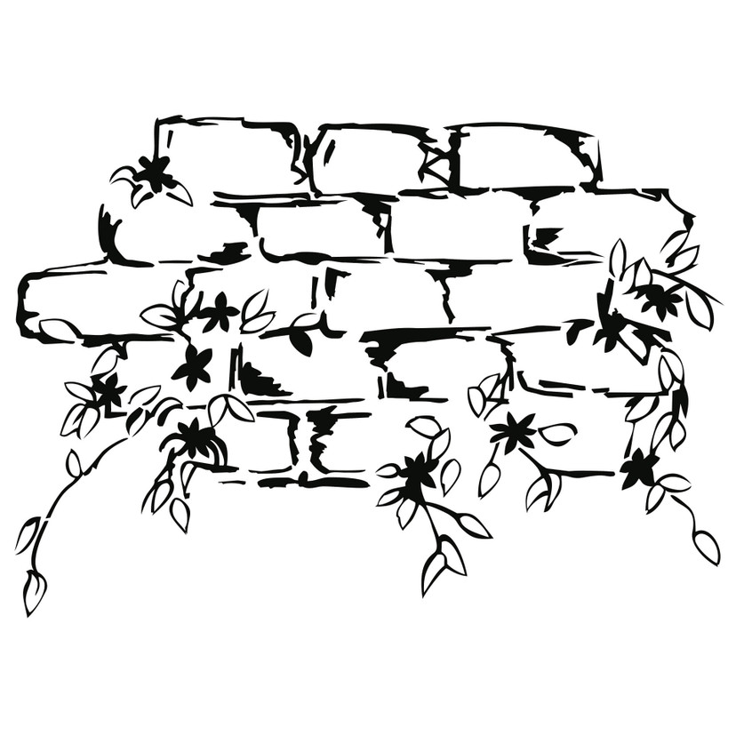 Wallsticker Vægblomster