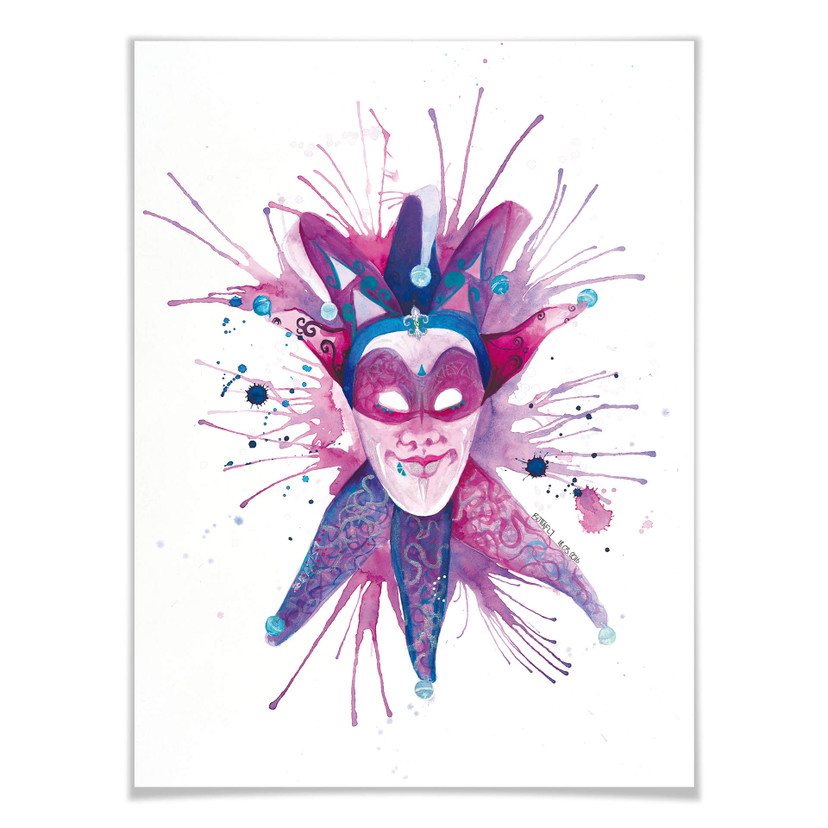 Plakat Buttafly - Maska Mardi Gras