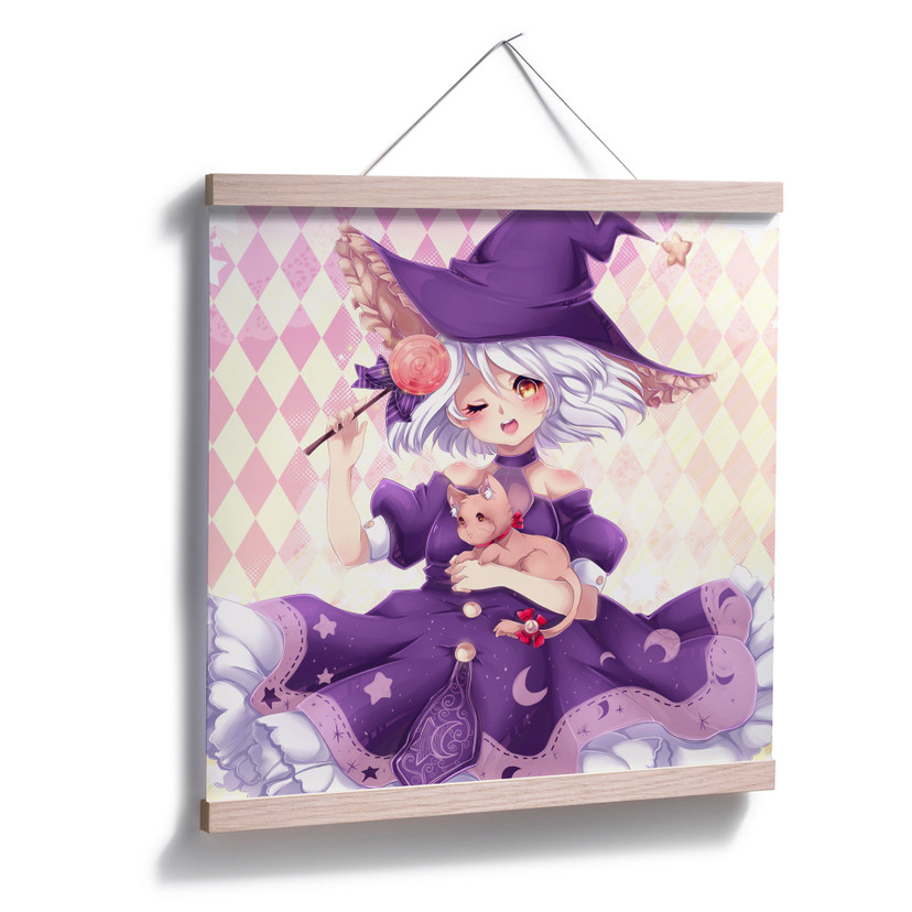 Plakat La Doll Blanche - Mała czarownica