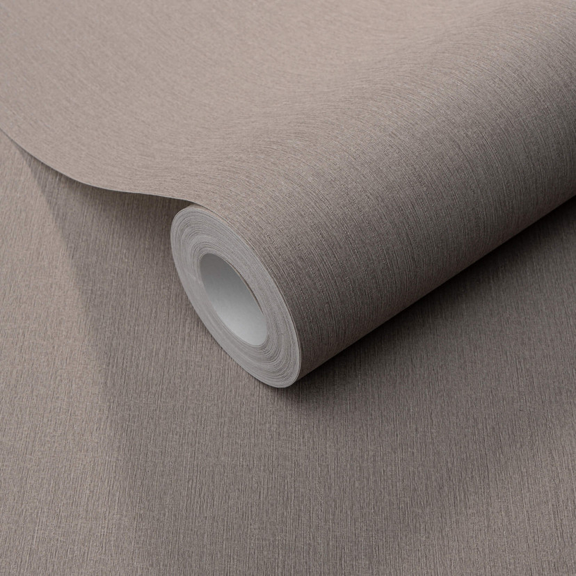 non-woven tapet unit tapet med fin struktur på langs i taupe