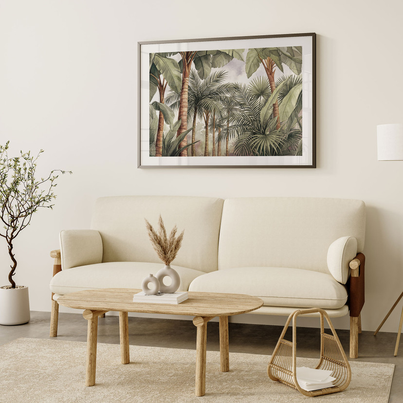 Poster Tropischer Palmenwald - Pictufy Studio