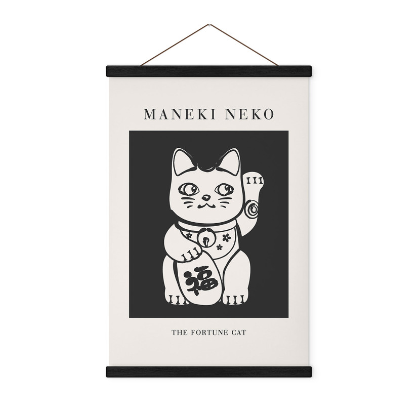 Stampe su tessuto Maneki Neko - Il gatto fortunato - KsanaKalpa