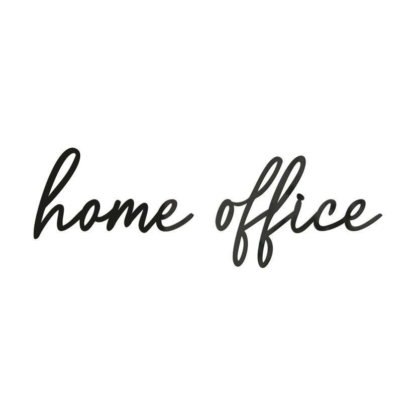 napis 3D Home Office - dekoracja akrylowa