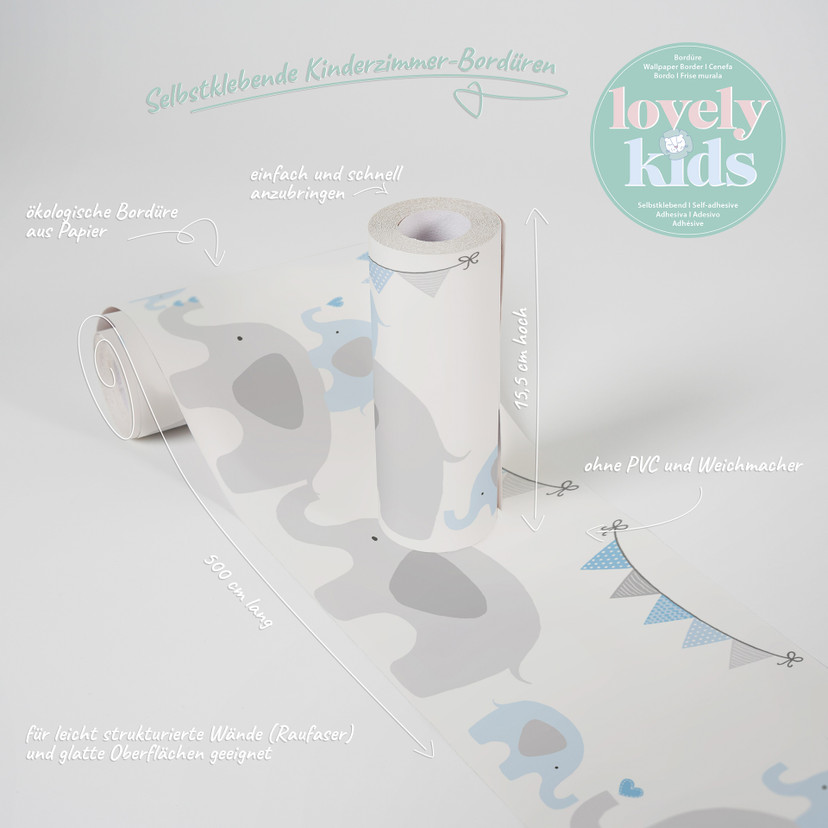 Bordo autoadesivo - Lovely Kids party