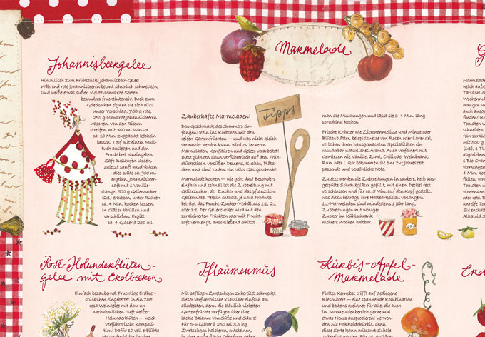 Poster Leffler - Marmeladenrezepte