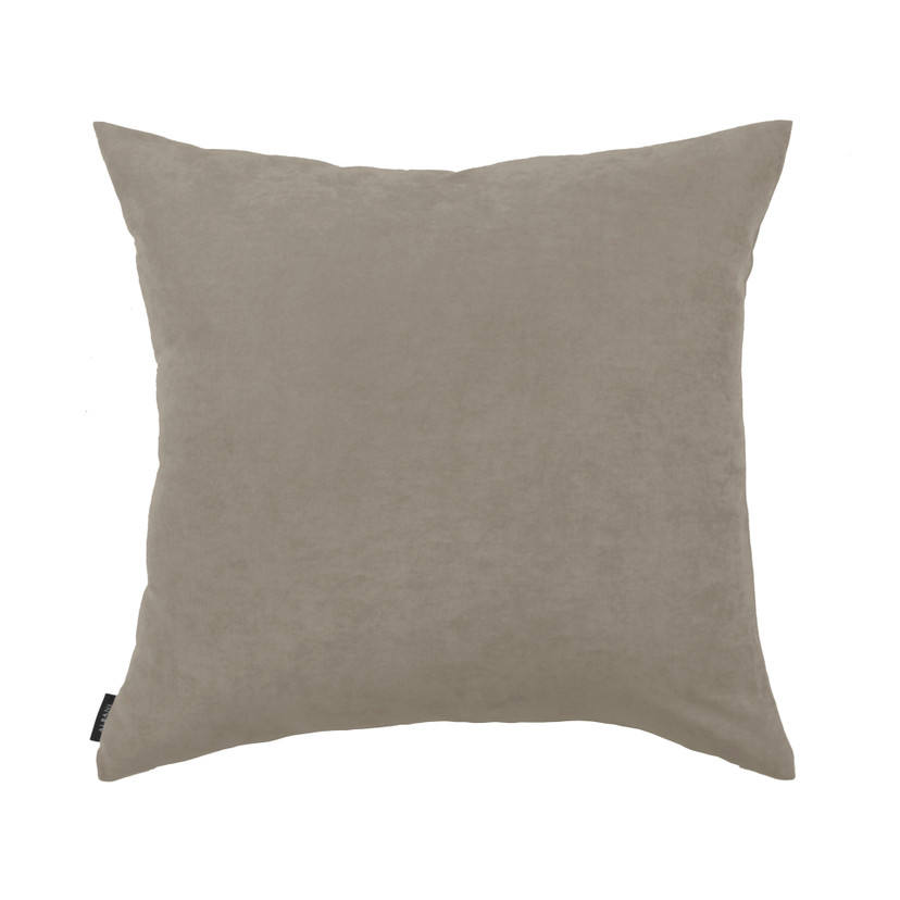 Uni Kissenhülle in taupe in 50x50 cm