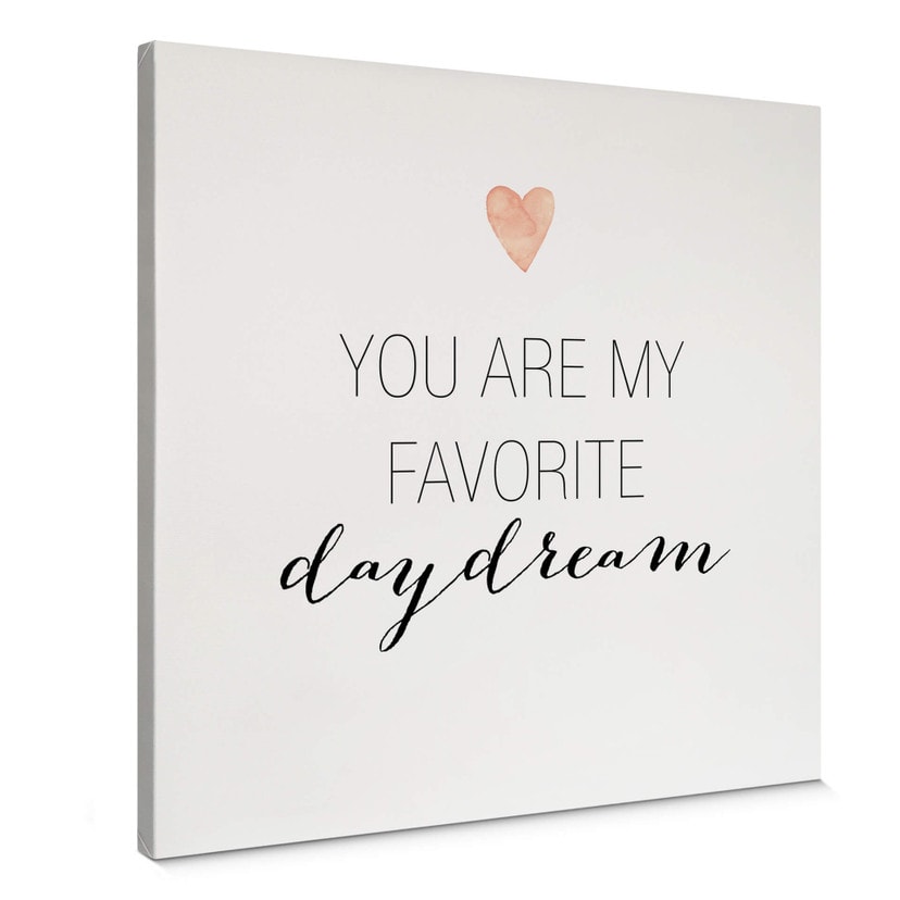 Obraz na płótnie Confetti & Cream - You are my favourite daydream