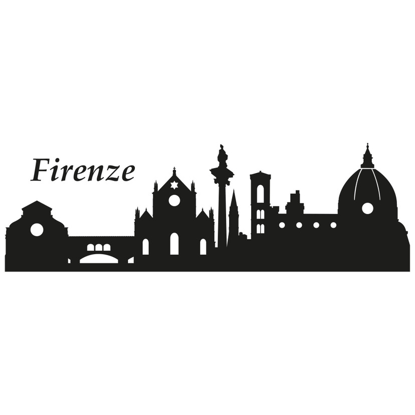 Wandtattoo Skyline Firenze (Florenz)