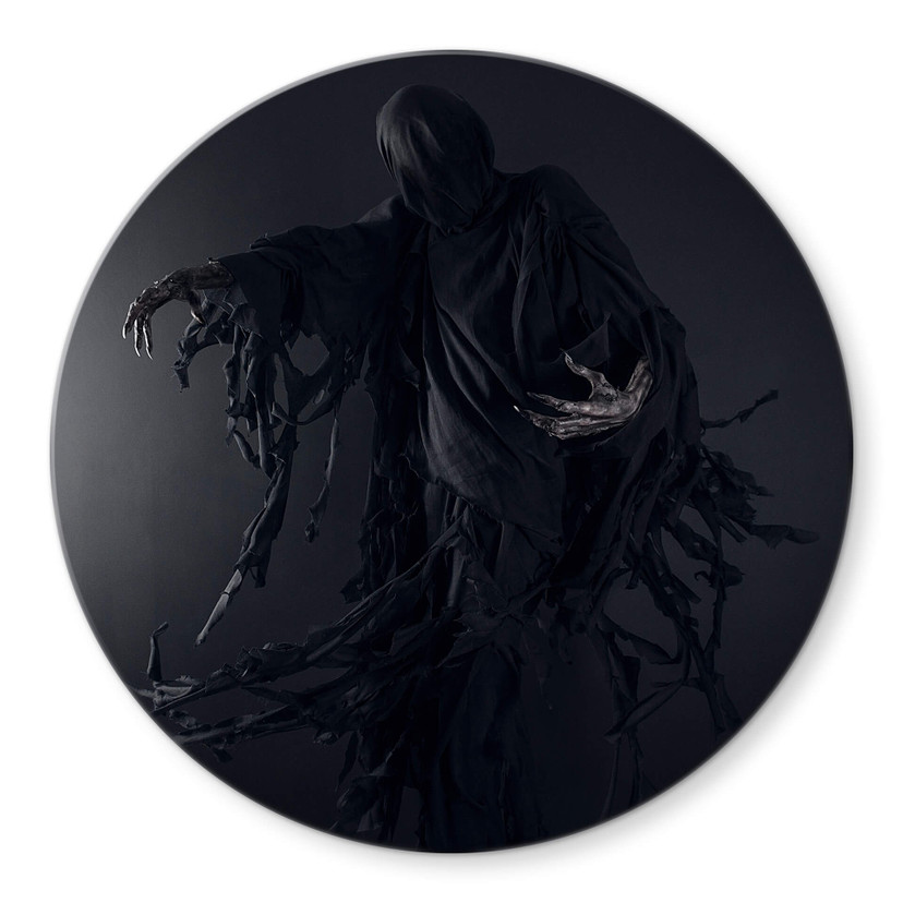 Tableau sur verre Malikov - Détraqueur - Rond