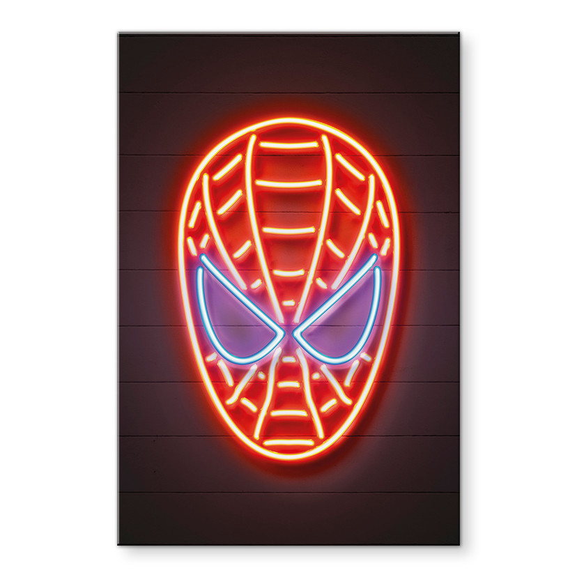 Akrylbillede af Spiderman i glas - Mielu