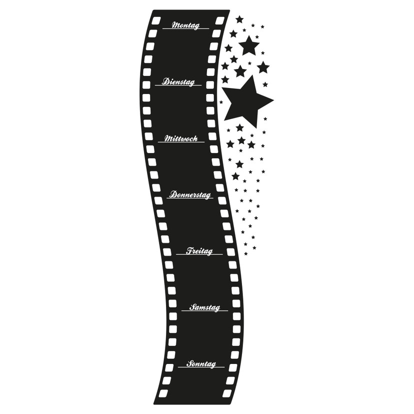 Tafelfolie Wochenplaner 1