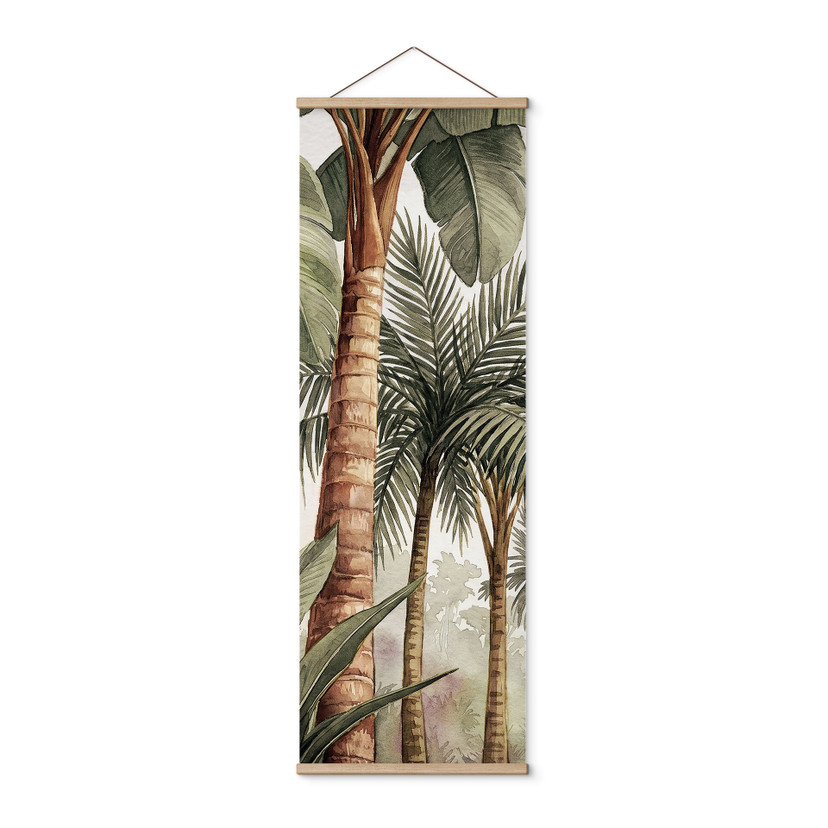 Stampa su tessuto Foresta Tropicale di Palme - Pictufy Studio - Panorama