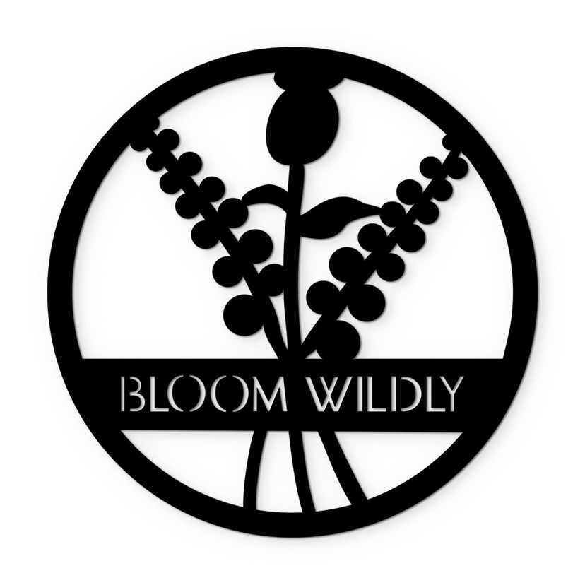Akrylowa dekoracja kwiaty w kole - Bloom Wildly