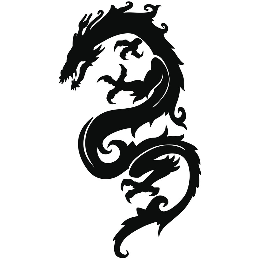 Wallsticker Drage