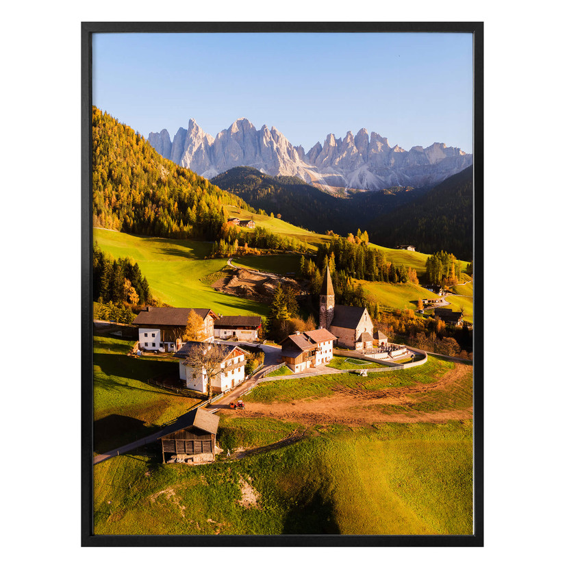 Plakat Colombo - Mała wioska w Dolomitach