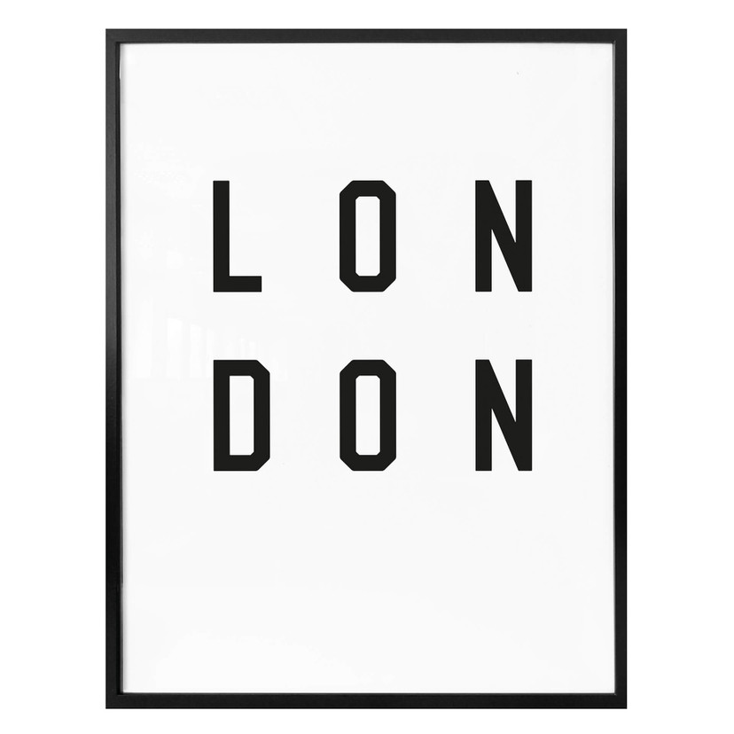 Plakat - Typografia Londyn