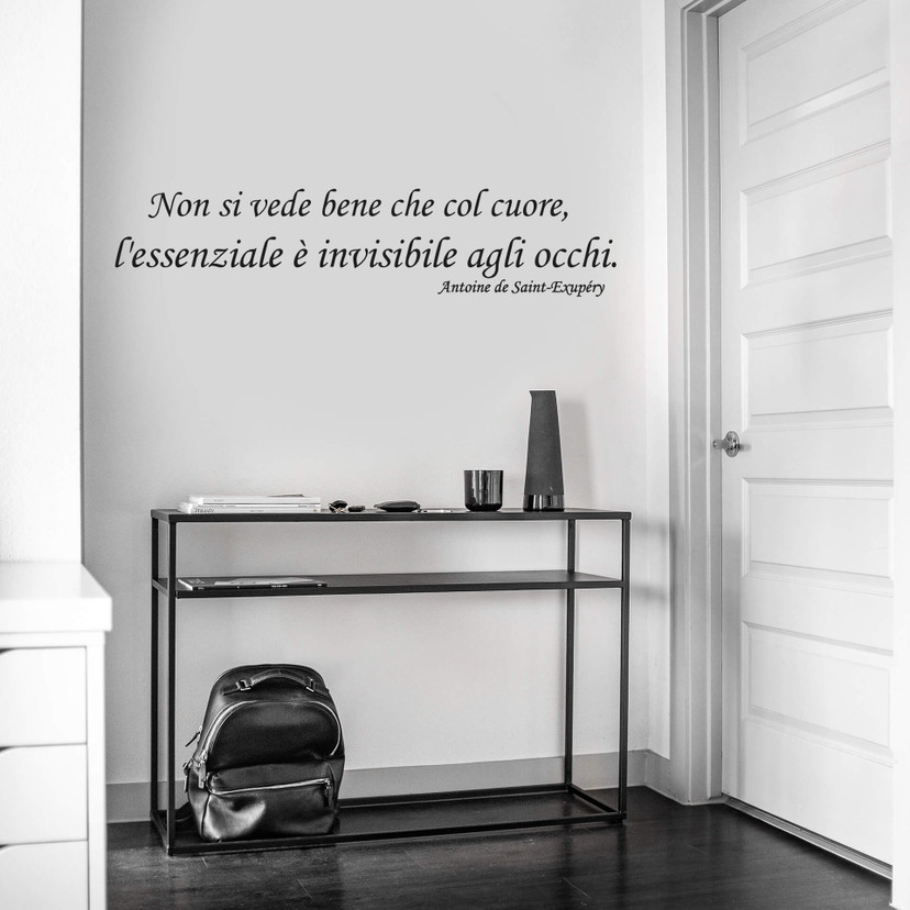 Wallsticker - Non si vede bene che col cuore