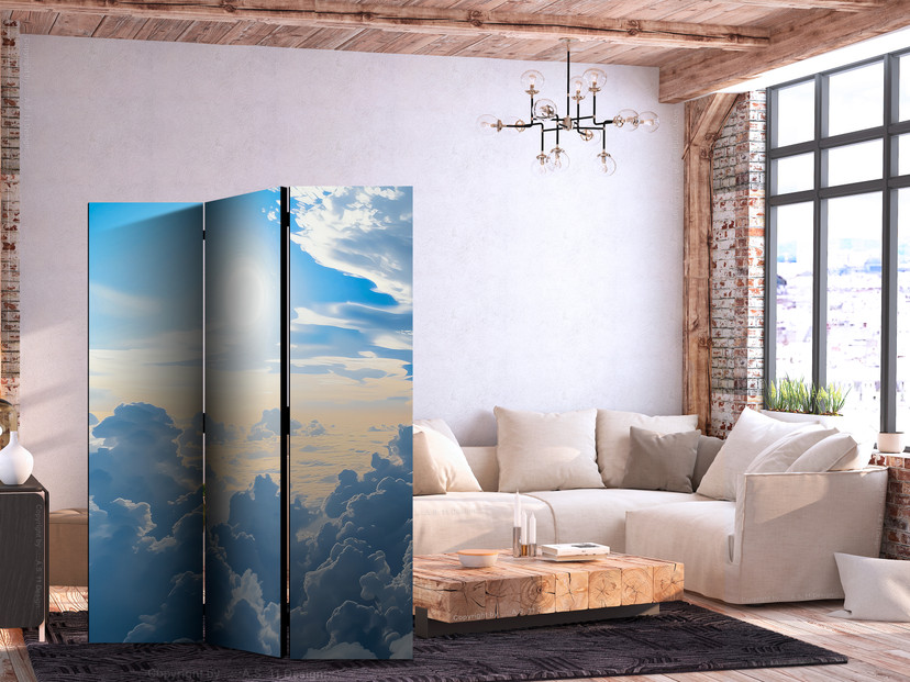 Paravent, Raumteiler freistehend, Trennwand - Symphony of Light: Sun Collaboration
