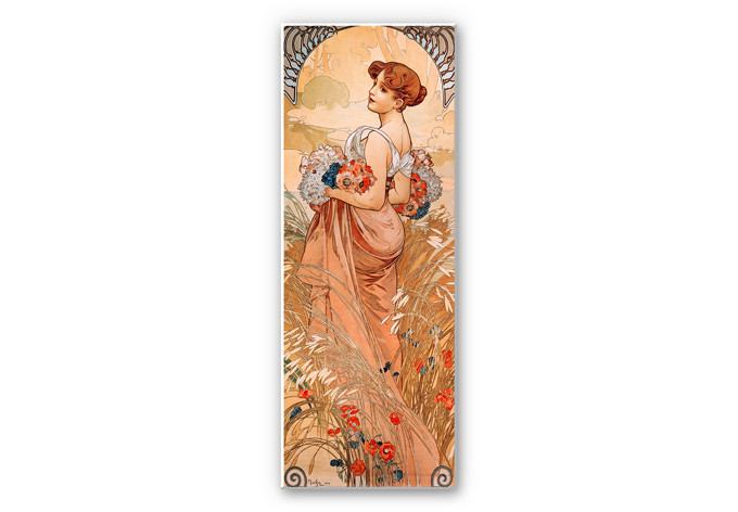 Tableau Forex - Mucha - Les quatre saisons : l'été 1900