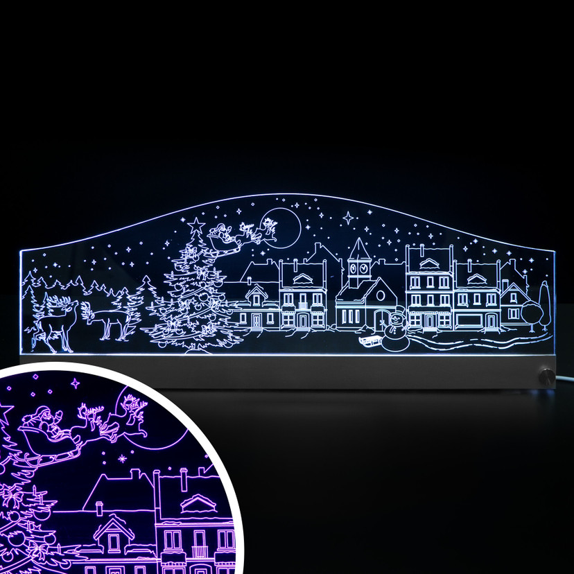 LED Skyline Weihnachten