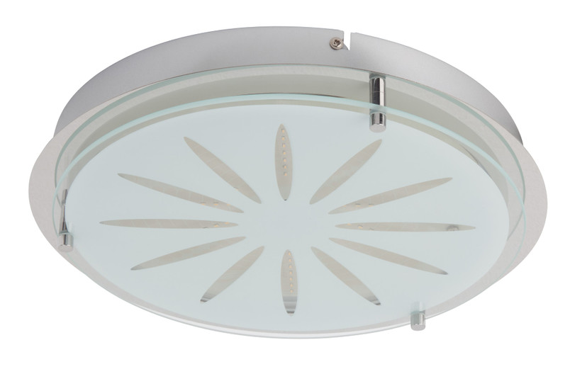 Wand- und Deckenleuchte Dora, metallic, 5,5 x 33 cm, Glas Deckenlampe