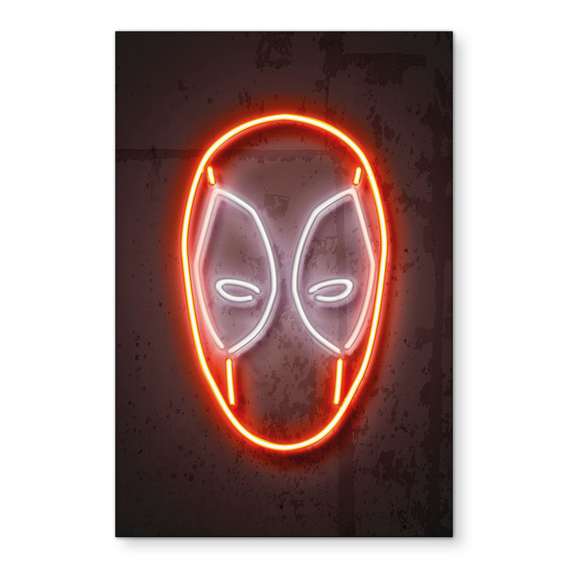 Billede af Deadpool - Mielu – print på aluminium (Alu-Dibond)