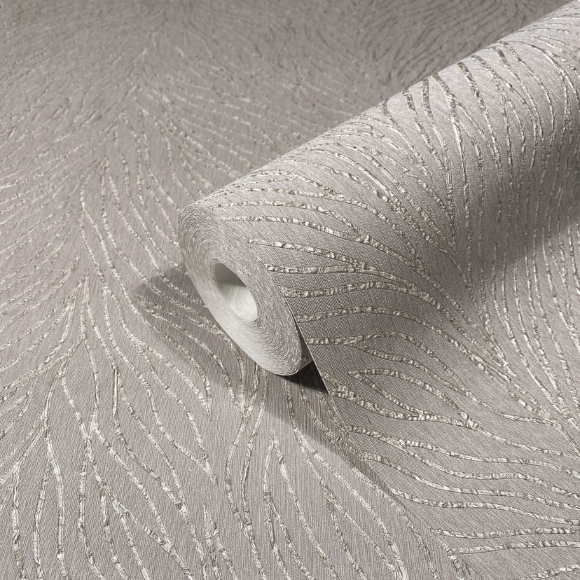 grafisk tapet, non-woven tapet BASIC i greige