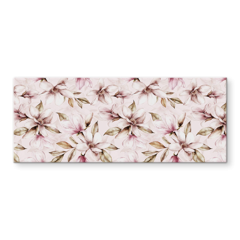 Panel szklany do kuchni UN Designs - Soft Magnolia - Panorama