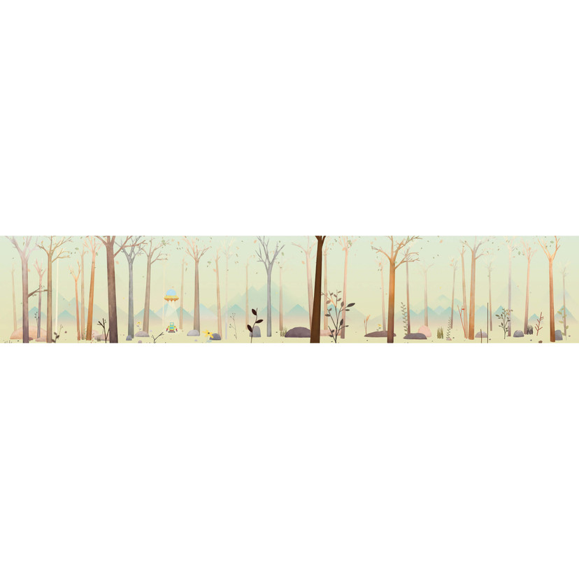 Papier peint photo Le petit extra-terrestre - Panorama - 48x260 cm