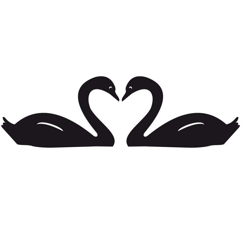 Wallsticker Svaner