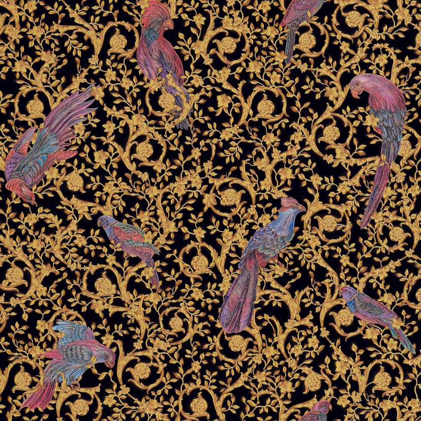Versace wallpaper Vliestapete Barocco Birds Tapete