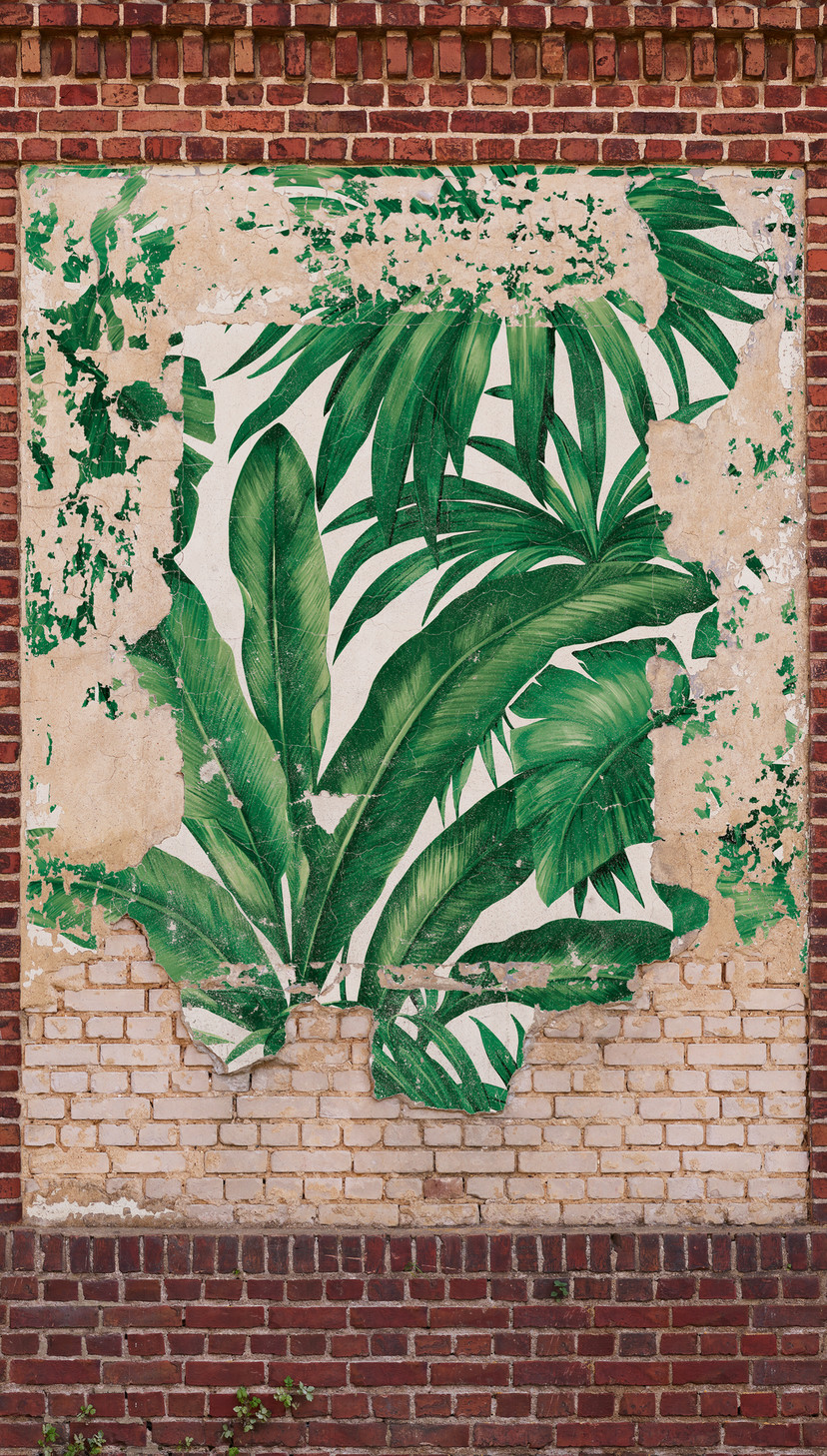 Papier peint Graffiti marron beige - papier peint intissé Industrial Livingwalls - mat et lisse