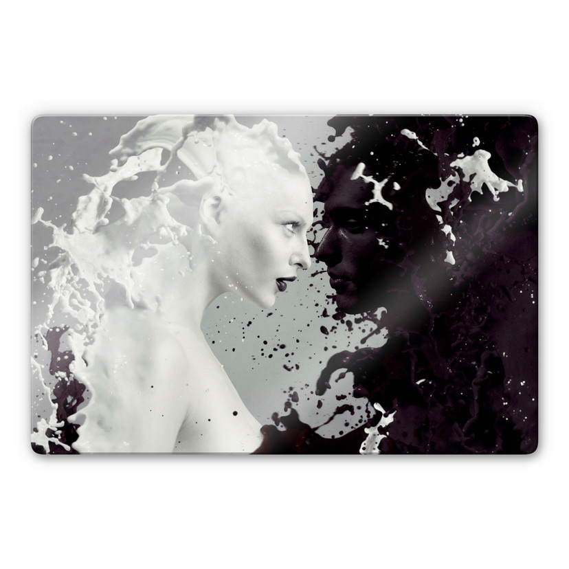 Tableau en verre - Milk & Coffee