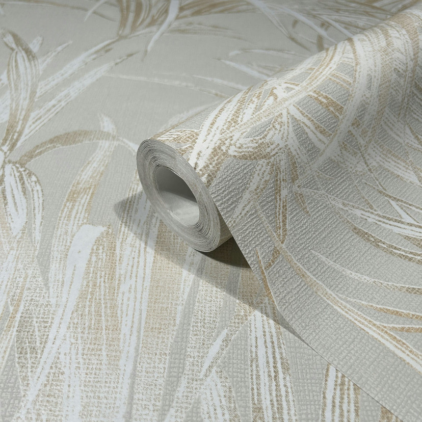 Blomstret tapet Novamur Kylie beige
