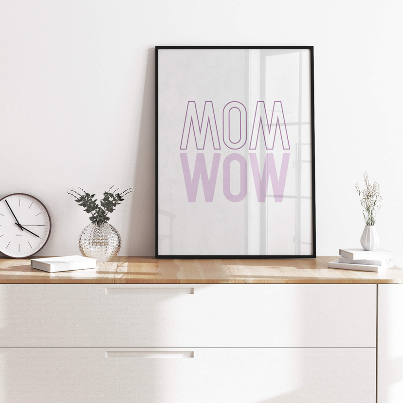 Póster - Mamá es sólo un reflejo de wow