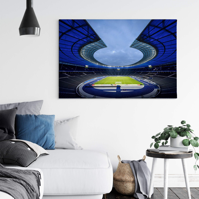 Leinwandbild Hertha BSC Blaues Olympiastadion