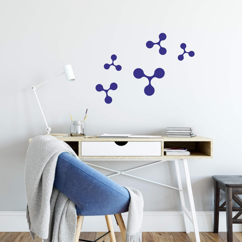 Wallsticker - Molekyle Sæt