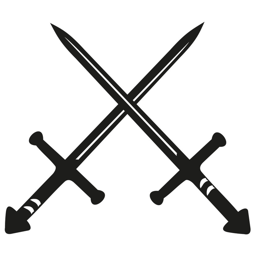 Wallsticker Sværd
