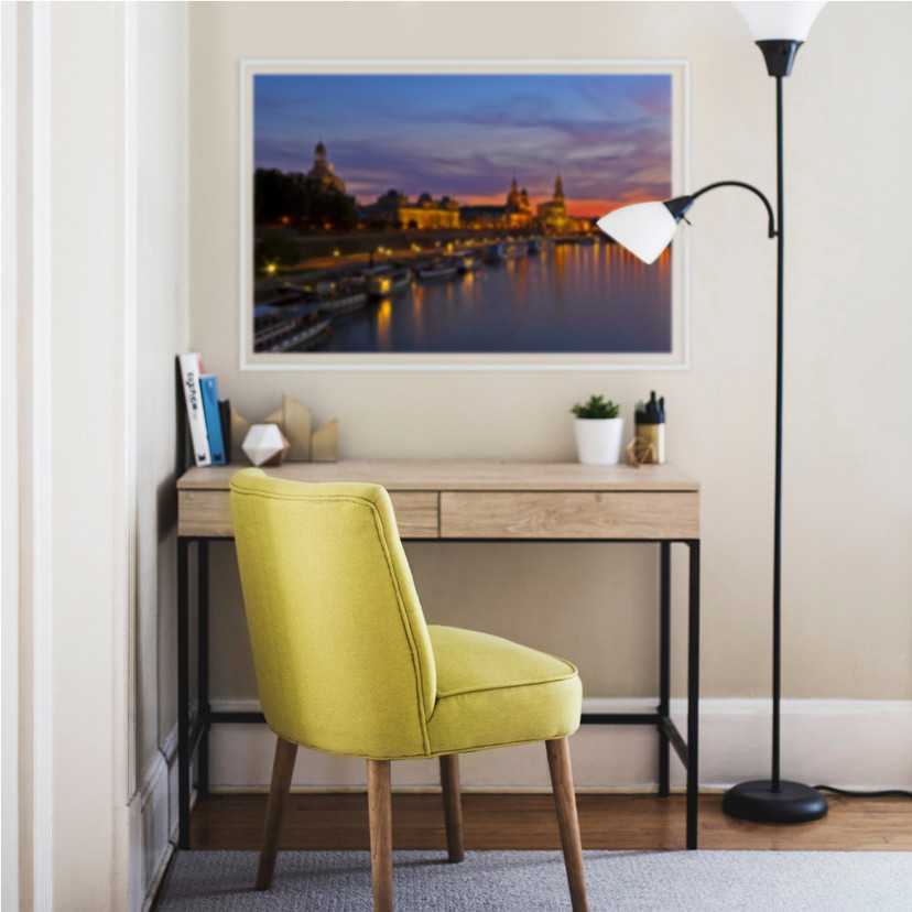 Wallprint W - Dresden im Nachtlicht