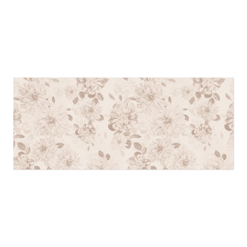 Revêtement pour cuisine autocollant Dahlia Shabby Chic Beige - Bloomery Decor