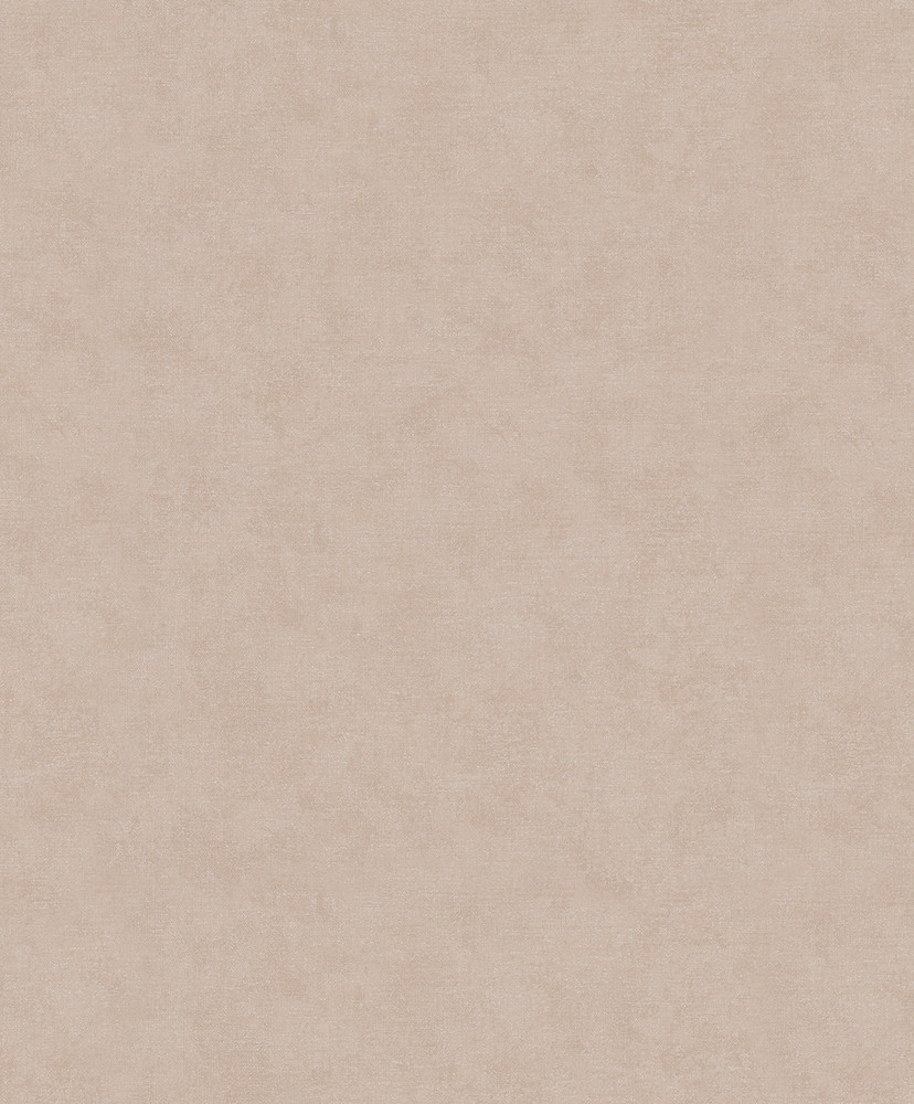 Non-woven tapet med moderne ensfarvet look og tekstur i beige ensfarvet