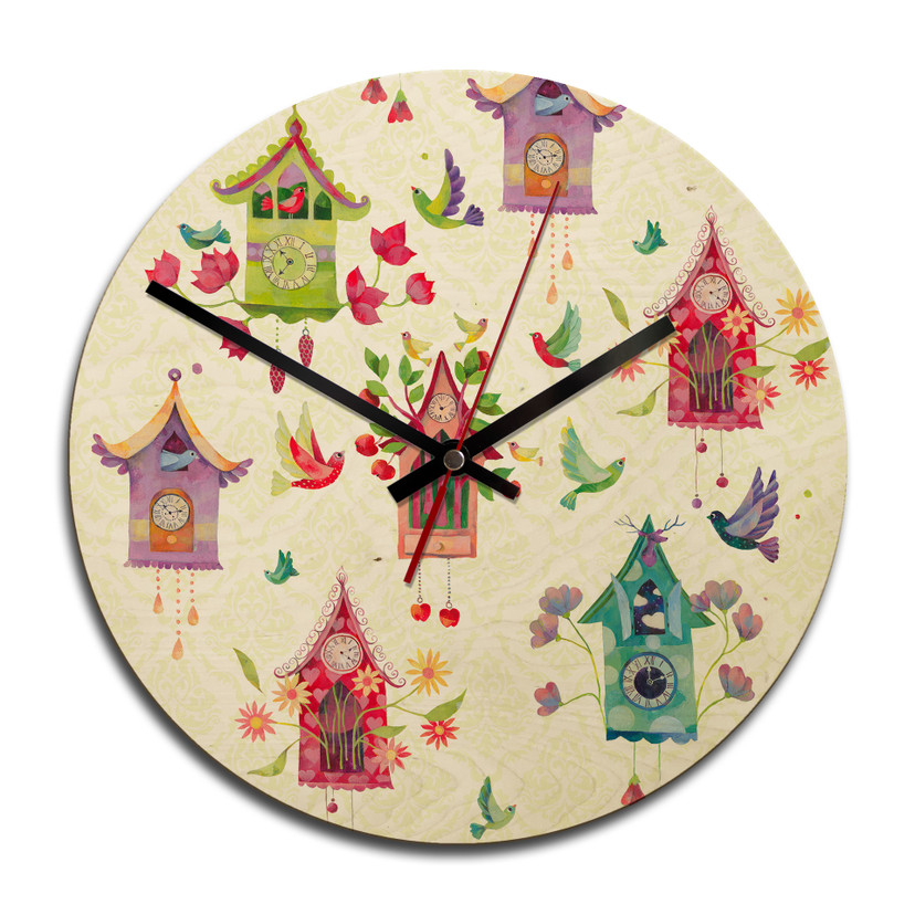 Horloge murale en bois - Blanz - Temps du rêve