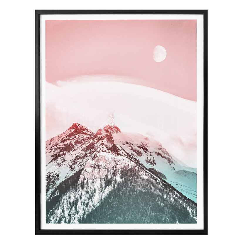 Plakat Różowy Księżyc
