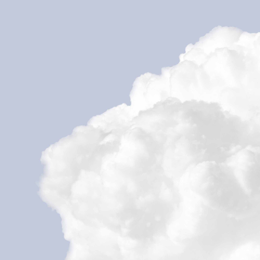 Clouds Clouds1 papier peint bleu blanc - papier peint intissé Designwalls 2 - 2.55 x 3.5 m