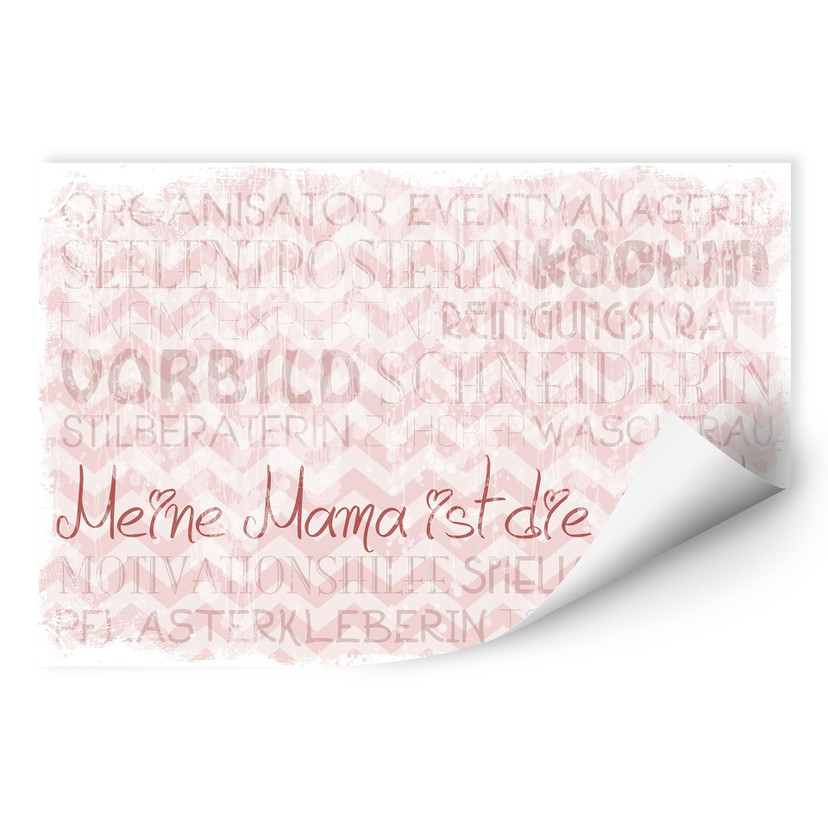 Wallprint W - Meine Mama ist die Beste