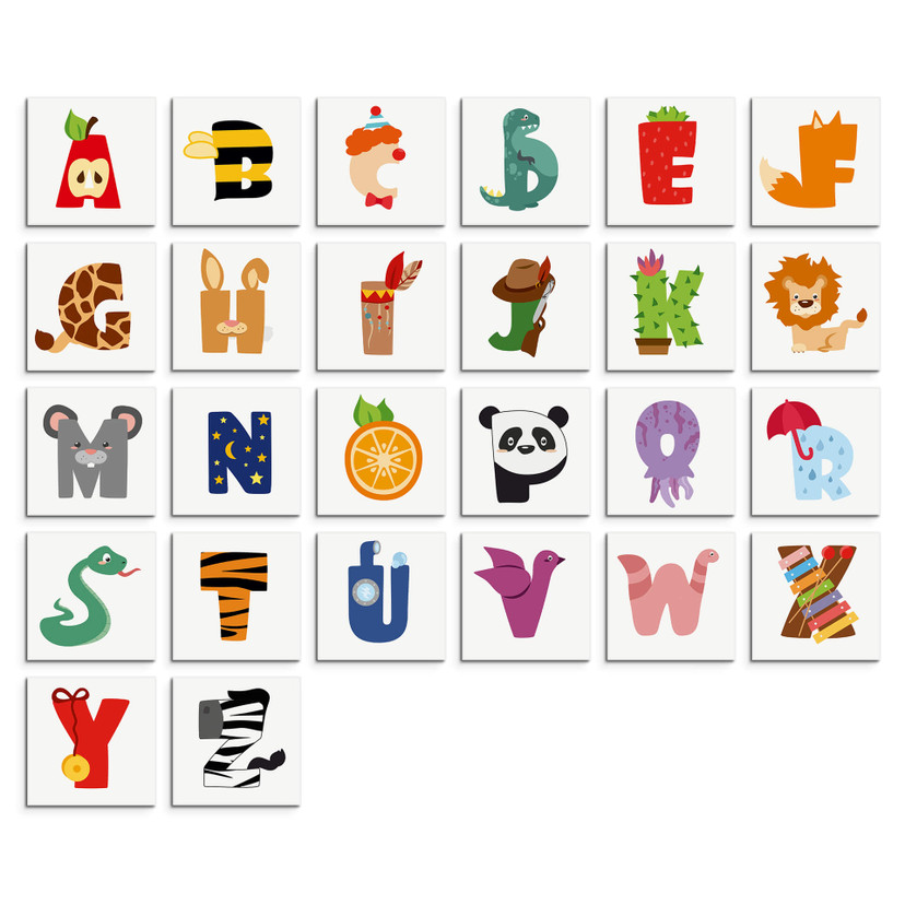 Houten Letters Kinder ABC