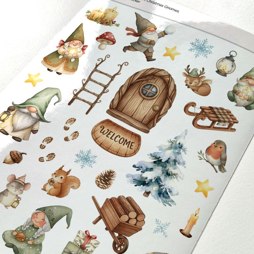 Wallsticker Klistermærke-gnom